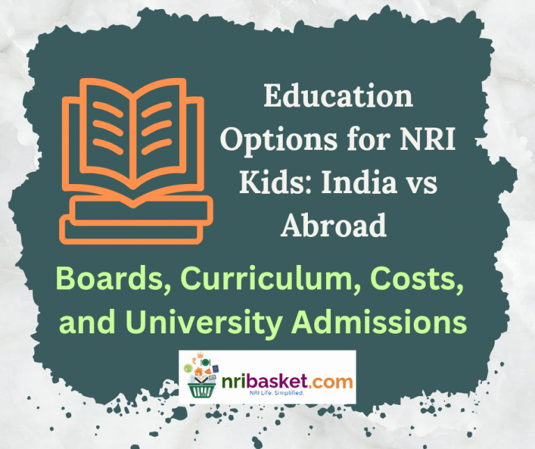 education in india for Nri kids