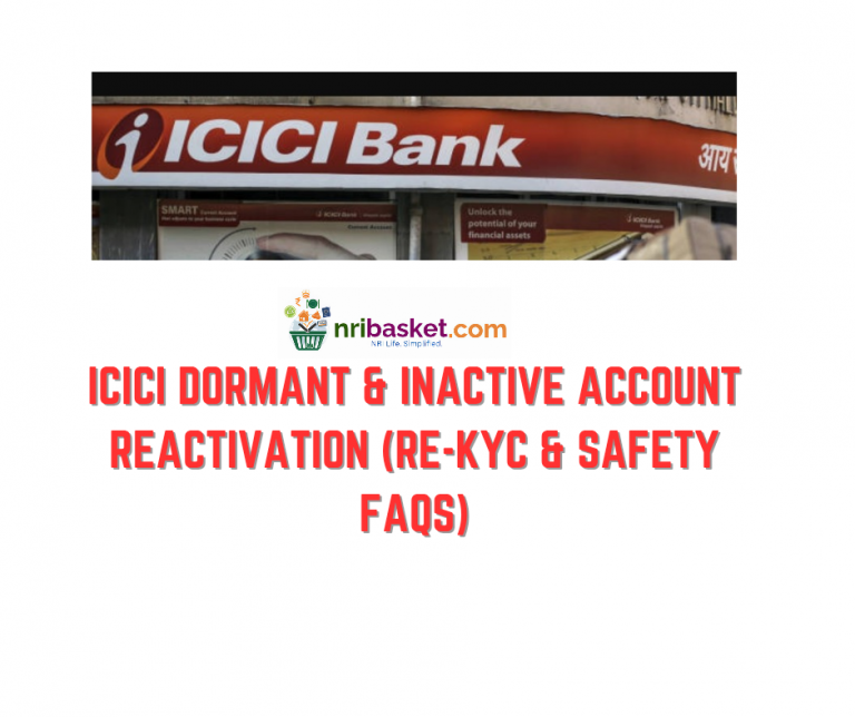 inactive Icici account dormant