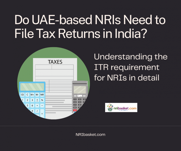 income tax return for UAe Nri